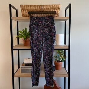 Lululemon Align Mid-Rise Watercolor Multi Floral Print Legging, 6